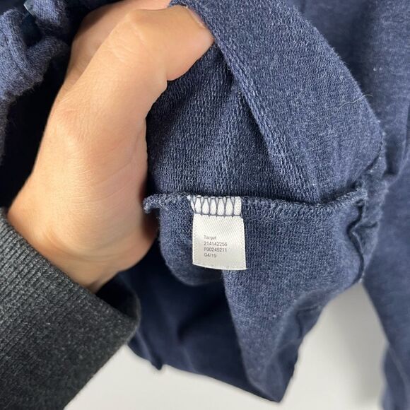 All in Motion Blue Full Zip Cropped Hoodie S - Picture 5 of 5